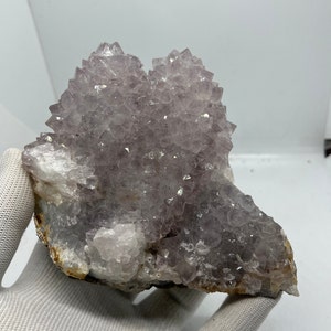 Amethyst druzy flower cluster crystal formation gem specimen
