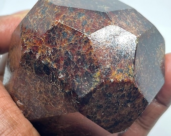 Red Almandine Garnet Faceted 2.1 lbs,Polished Premium Quality,Chakra,Natural Red Garnet Nugget, Chunky Faceted Garnet, Garnet Tumble.