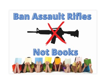 Postales personalizadas con rifles anti-asalto: ¡Abogue por el cambio, exija seguridad! Paquetes de postales (sobres incluidos)