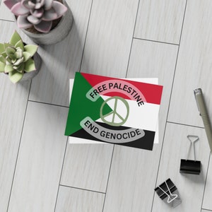Pacotes de cartões postais PRO PALESTINE (envelopes incluídos)