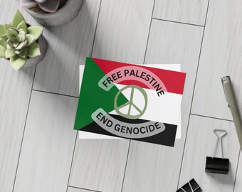 Paquetes de postales PRO PALESTINA (sobres incluidos)