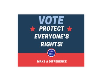 Saque las postales de activismo electoral - PROTSTR - Envíe un mensaje, defienda los paquetes de postales de derechos (sobres incluidos)