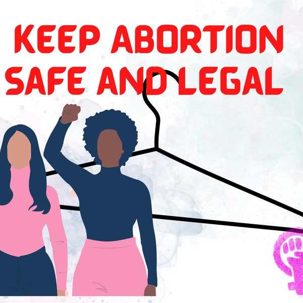 Keep Abortion Safe and Legal Postcard