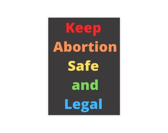 Postales de protesta política pro-elección