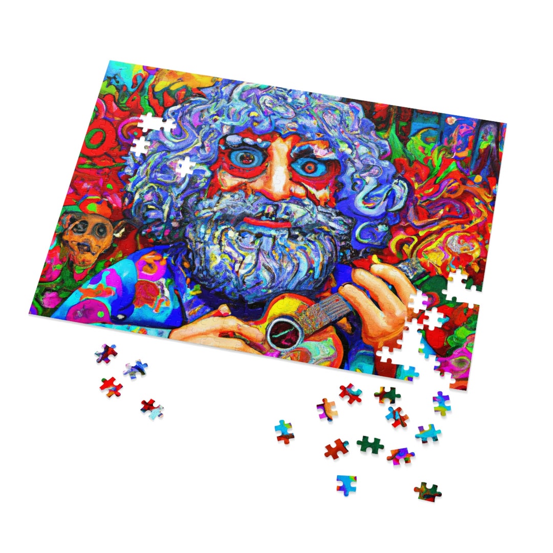 Jerry Garcia Puzzle Grateful Dead Puzzle Jigsaw Puzzle - Etsy