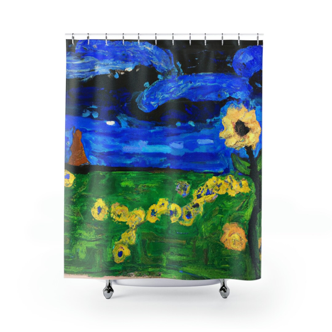 A Vision of Impressionist Bliss Original Art Shower Curtain Etsy