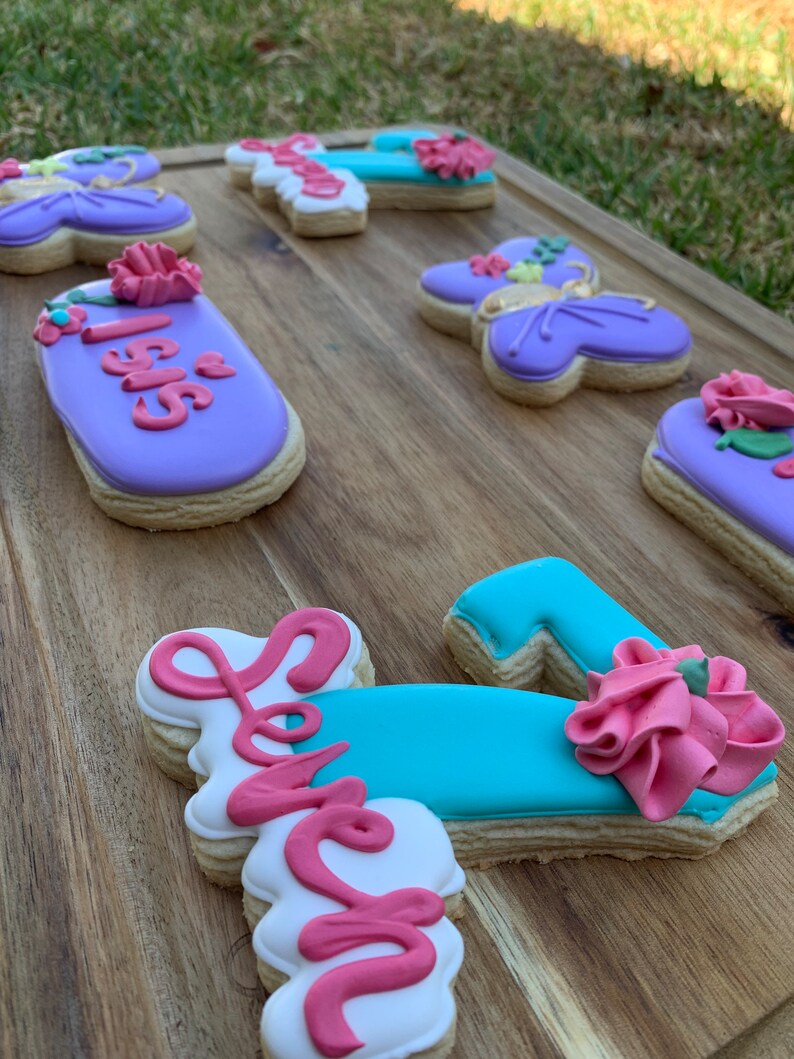 Movie Inspired Sugar Cookies / Isabela From Flowers / Party Etsy