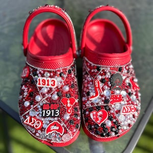 Delta Sigma Theta Crocs
