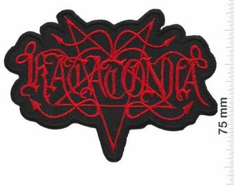 Katatonia Metal Band_2 Patch Badge Embroidered Iron on Applique Souvenir Accessory