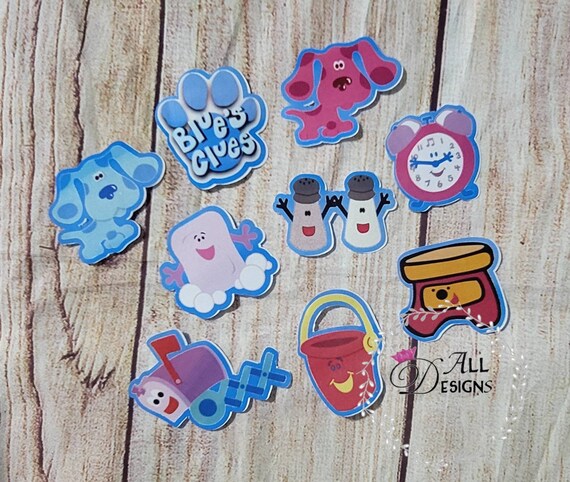 Blues Clues Cupcake Topper Blues Clues Character Cut Outs - Etsy