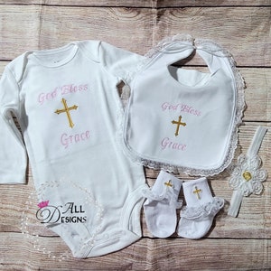 Girl Baptism Outfit, Baby Girl Christening Outfit, Baby Girl First Baptism Outfit, Baby Girl Religious Outfit