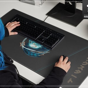 GI Lynette Mouse Pad & Desk Mat Black