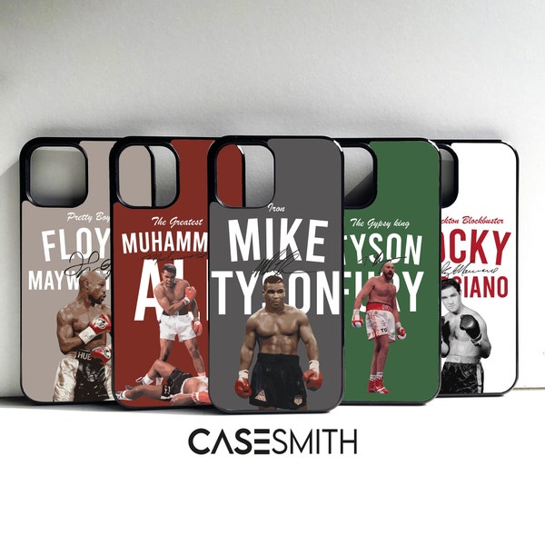 Boxing Fighting Mike Tyson Fury Ali Phone Case iPhone case cover for iPhone 14 Pro, Pro Max, 13, 12, 11, XR, SE, 8+, 7, 6
