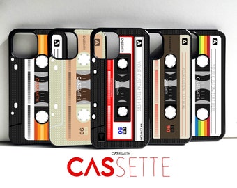 Custom Cassette Tape Phone Case Retro Song Colourful iPhone case cover for iPhone 14 Pro, Pro Max, 13, 12, 11, XR, SE, 8+, 7, 6