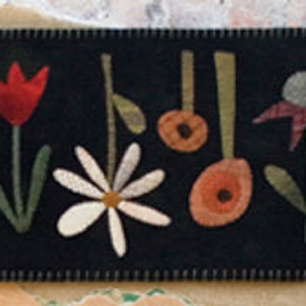 Garden Row Wool Applique Pattern #211