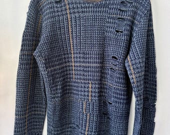 NWOT JNBY Ulltröja Avant Garde Med Hål Liten