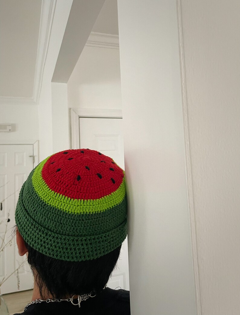 Bibaboyaba Watermelon Hats Crochet Hats Unique Hats Fun Etsy