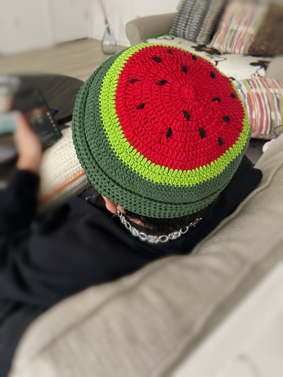 Bibaboyaba Watermelon Hats Crochet Hats Unique Hats Fun Etsy