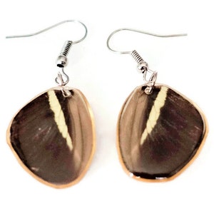 Boho Butterfly Wing Earrings: Hypoallergenic Metal Hook, Handcrafted Mexico