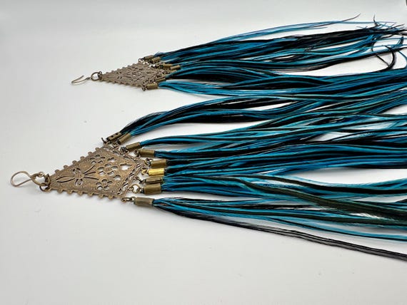 Feather earrings - image 3