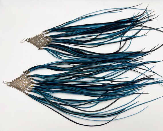 Feather earrings - image 5