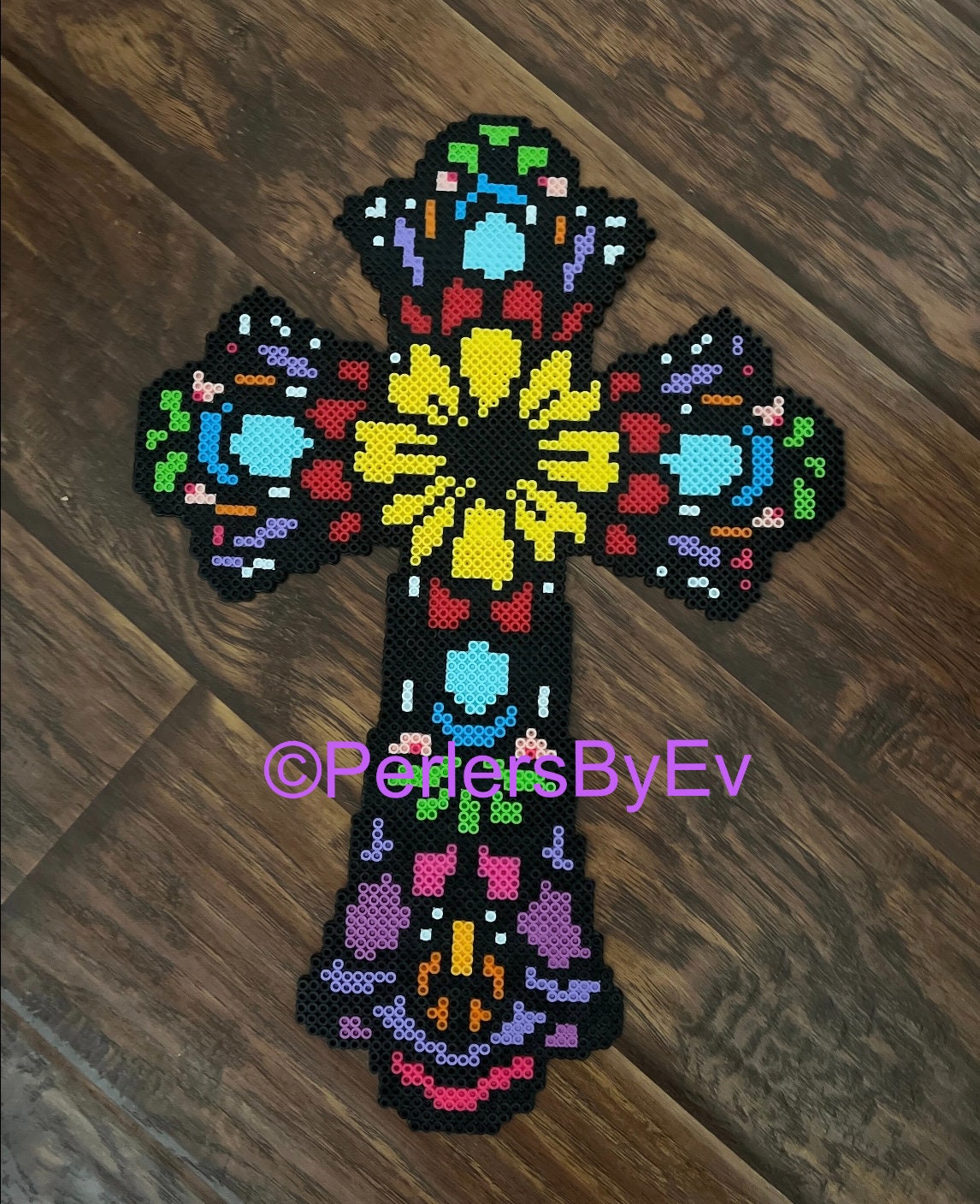 Stained Glass Melting Beads Melted Pony Bead Crafts 2025