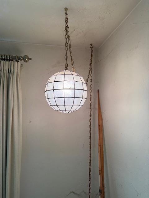 Capiz Swag Lamp - Etsy