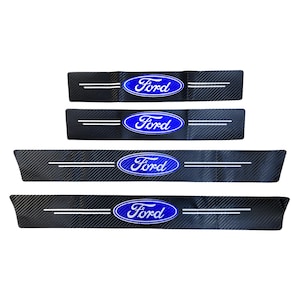 Carbon Fiber Door Sill Protector Set of 4 for Ford – Anti-Scratch Strips