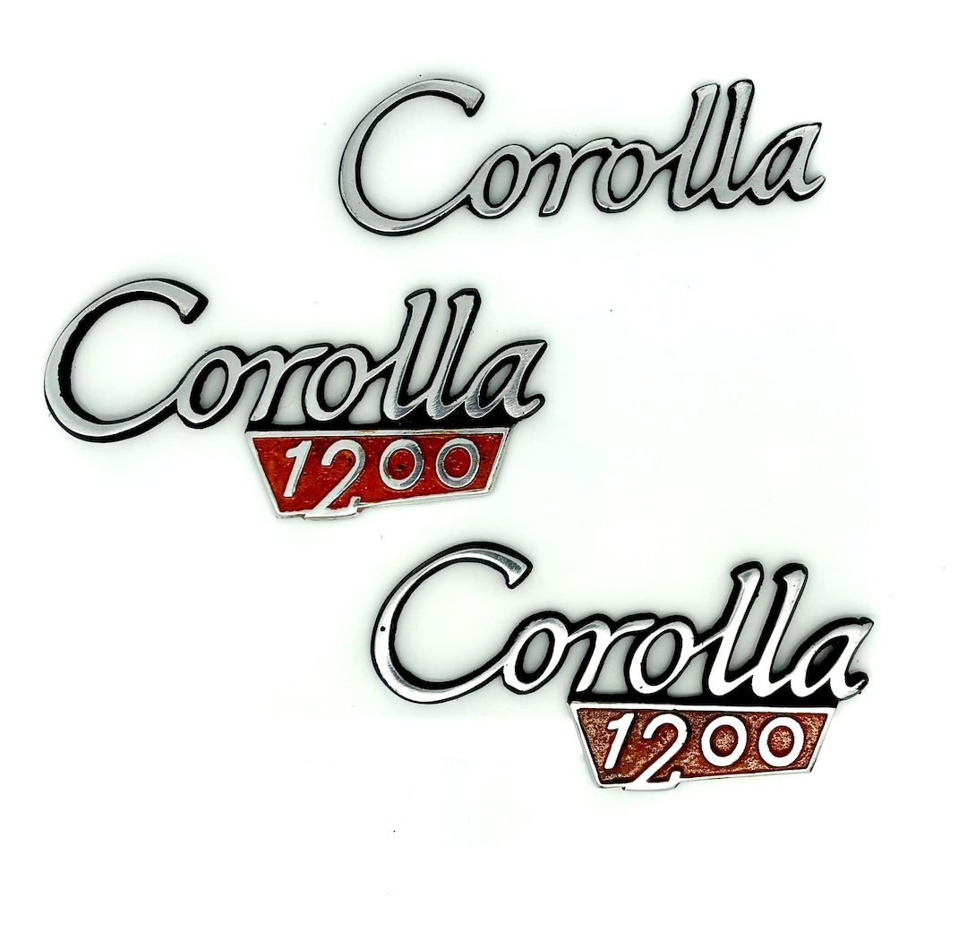 Ke15 Handmade Metal Toyota Corolla 1200 Emblem Set: KE10 KE11 KE15 KE17 - Etsy