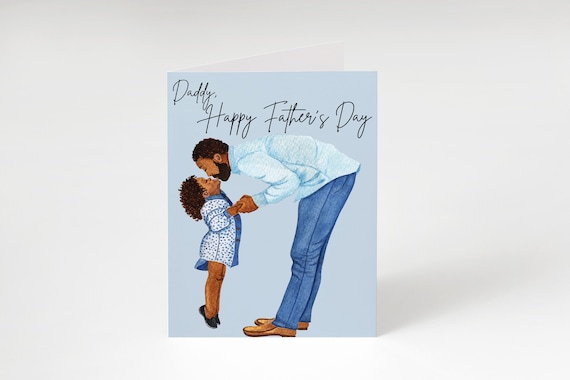 Black Father’s Day Card Printable Father’s Day Card | Etsy