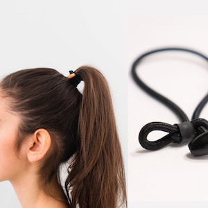 Emio Hair Ties Black Cord