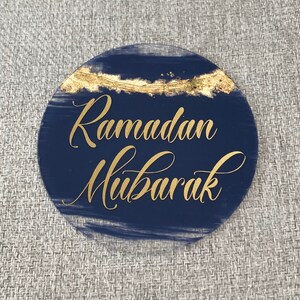 Ramadan Magnets Acrylic Magnets Ramadan Favors Ramadan Magnet Gift Acrylic Fridge Magnet Ramadan Gift Acrylic Magnet Favor Blue