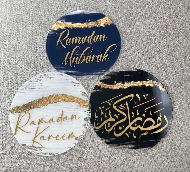 Ramadan Magnets Acrylic Magnets Ramadan Favors Ramadan Magnet Gift Acrylic Fridge Magnet Ramadan Gift Acrylic Magnet Favor image 1