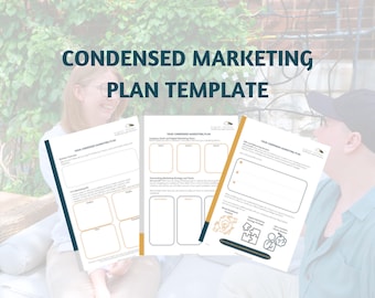 Condensed Marketing Plan Template
