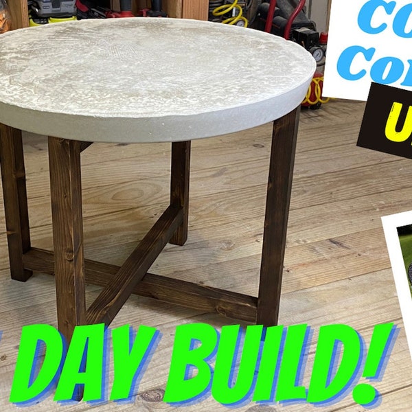 Concrete Coffee Table Plans