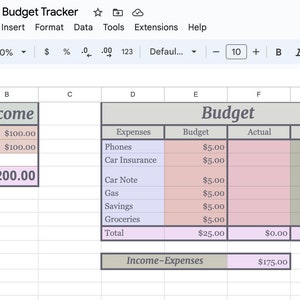Simple, easy to use monthly budget tracker! No set up needed! Enter your numbers and watch the magic happen!!