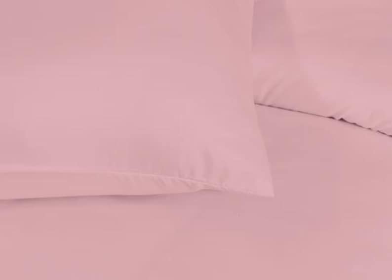 Personalized Bunny girl Duvet Cover Set, Custom Name pink initial Kids Bedding image 8
