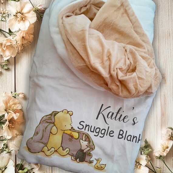 Personalised Large 150cm Quality Pooh Design Snuggle Blanket Soft Comforter Birthday Idea Girl Present Couple Gift Idea Etsy Australia