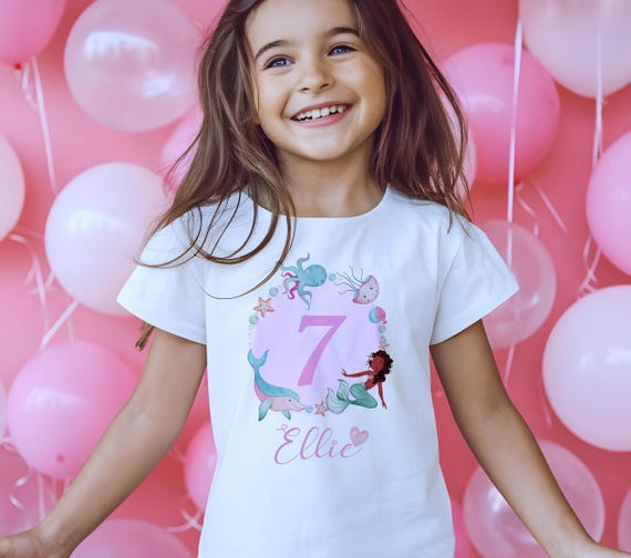 Compleanno Magliette Bimbi Personalizzate T-shirt Con Stampa