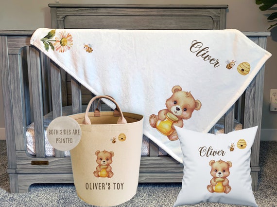Personalised fleece blanket baby hotsell