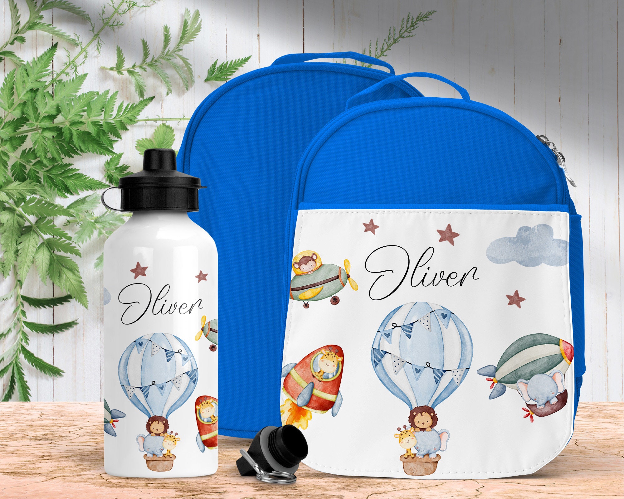 Baby Shark Backpack Set Toddlers Nursery Bag 4 Piece Lunch Box Water Bottle  Pencil Case