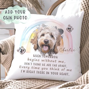 Personalised Dog Memorial Keepsake, Custom Pet Sympathy Book, Remembrance Decor (8x8 Inch)