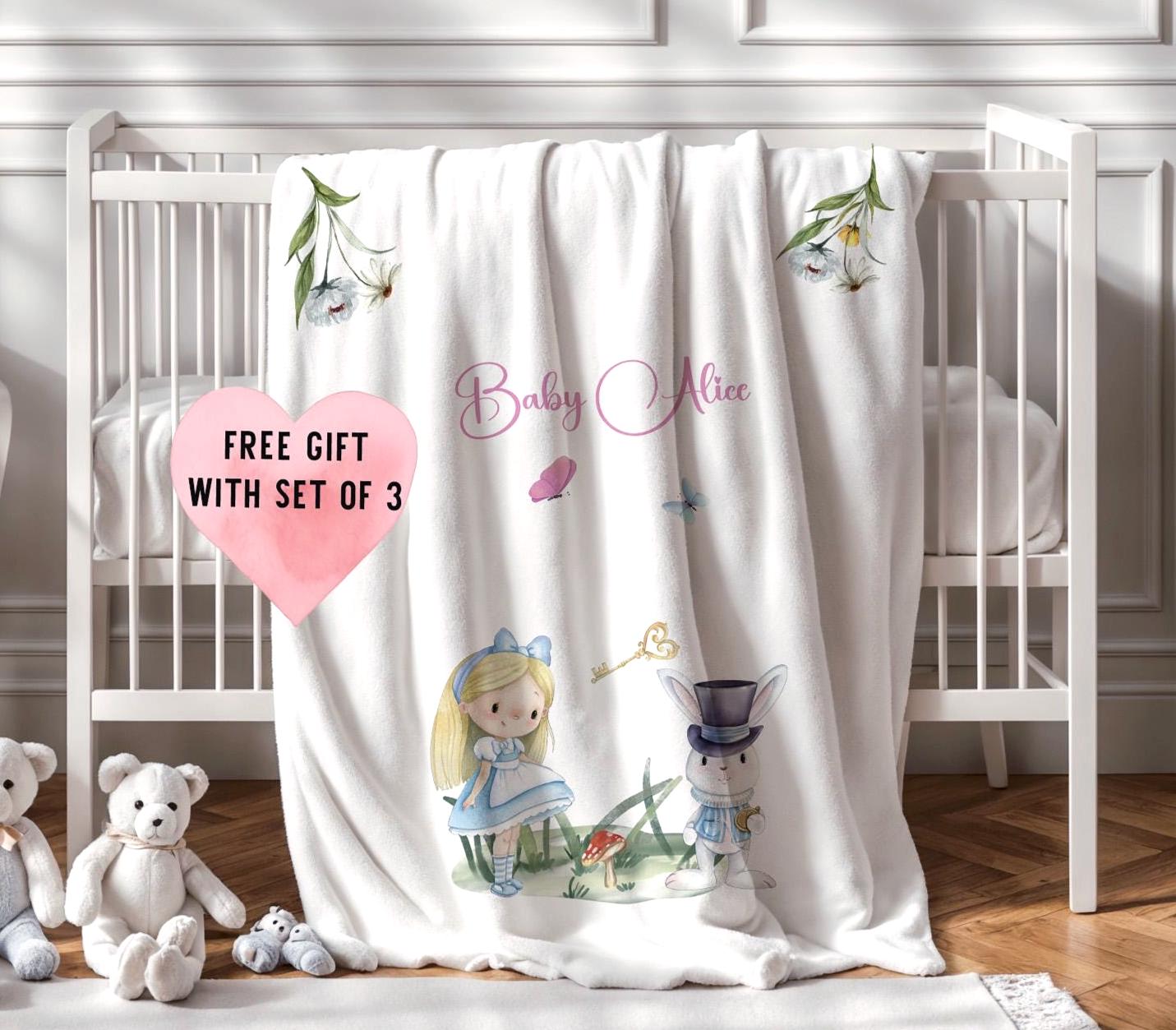 Alice in Wonderland Baby Blanket Canada