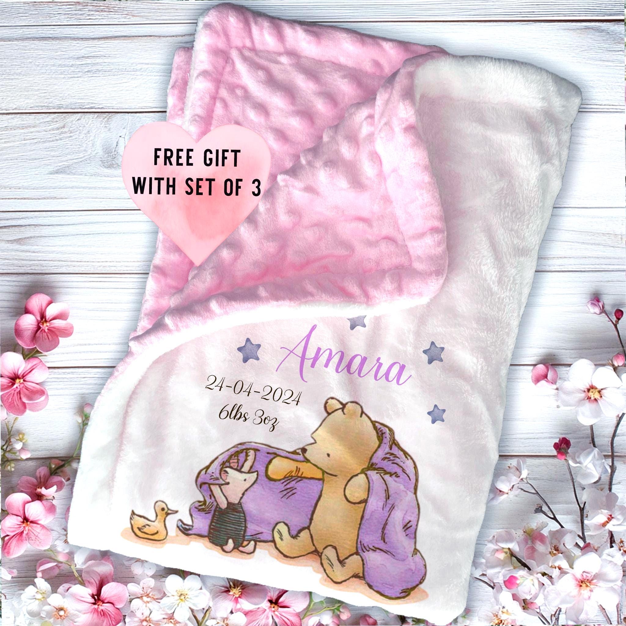 ABERPOR Personalized Baby Blankets For Girls,Soft Animals Customized Baby Blanket For Kids,Personalized Newborn Baby Gifts And Toddler Blanket,Adults Personalized Flannel Blankets With Name