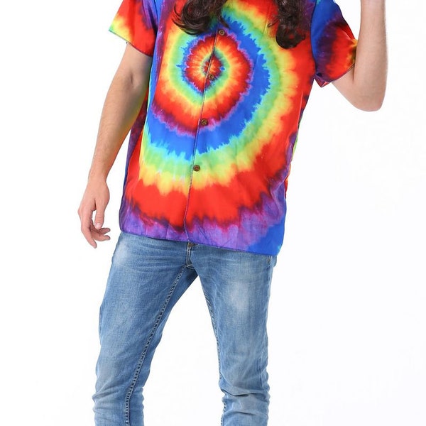 Halloween Peace And Love Psychedelic Hippie Costume Men 32-34