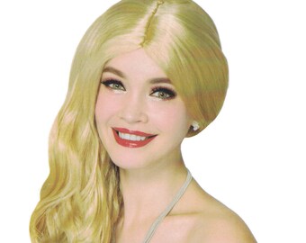 Blond Fancy Princess Wig Way To Celebrate Ages +14 Adult One Size Halloween