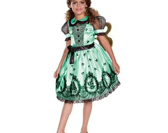 Creepy Broken Doll Puppet Girls Costume