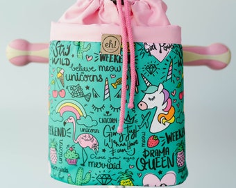 Scooterbag Bikebag UNICORN Rainbow Lenkradtasche. Laufradtasche. Kinder-Lenkertasche. Lenkertasche. Fahrradkorb. Lenkertasche