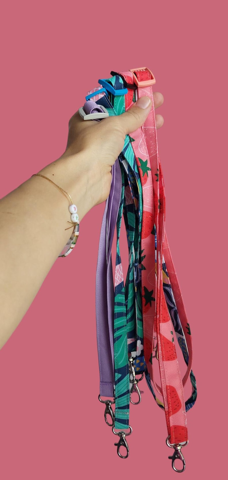 Bolsa para bicicleta e patinete infantil com estampa de flores | Bolsa para guidão | Presente para menina | Acessório para bicicleta de equilíbrio | Bolsa para ciclismo infantil imagem 7