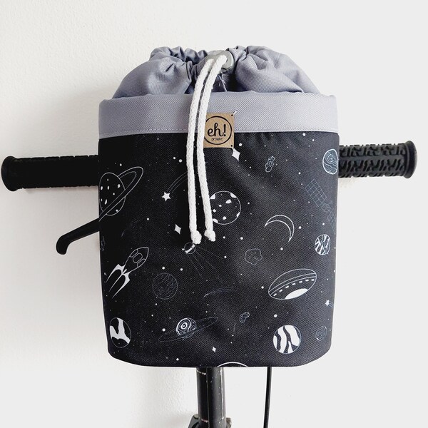 Scooterbag Bikebag COSMOS. Lenkradtasche. Laufradtasche. Lenkertasche. Handlebar bag. Fahrradkorb. KIDS handlebar bag